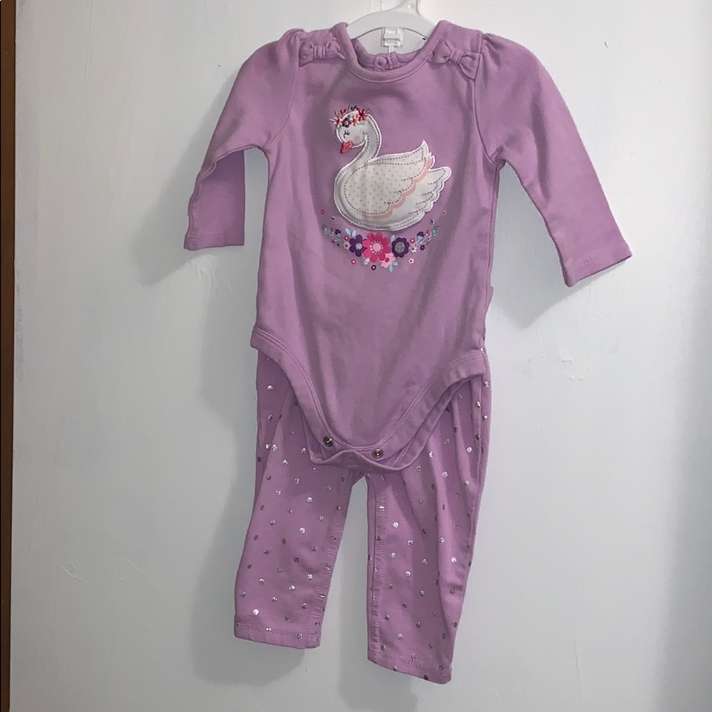 Purple long sleeve shirt and jeans set